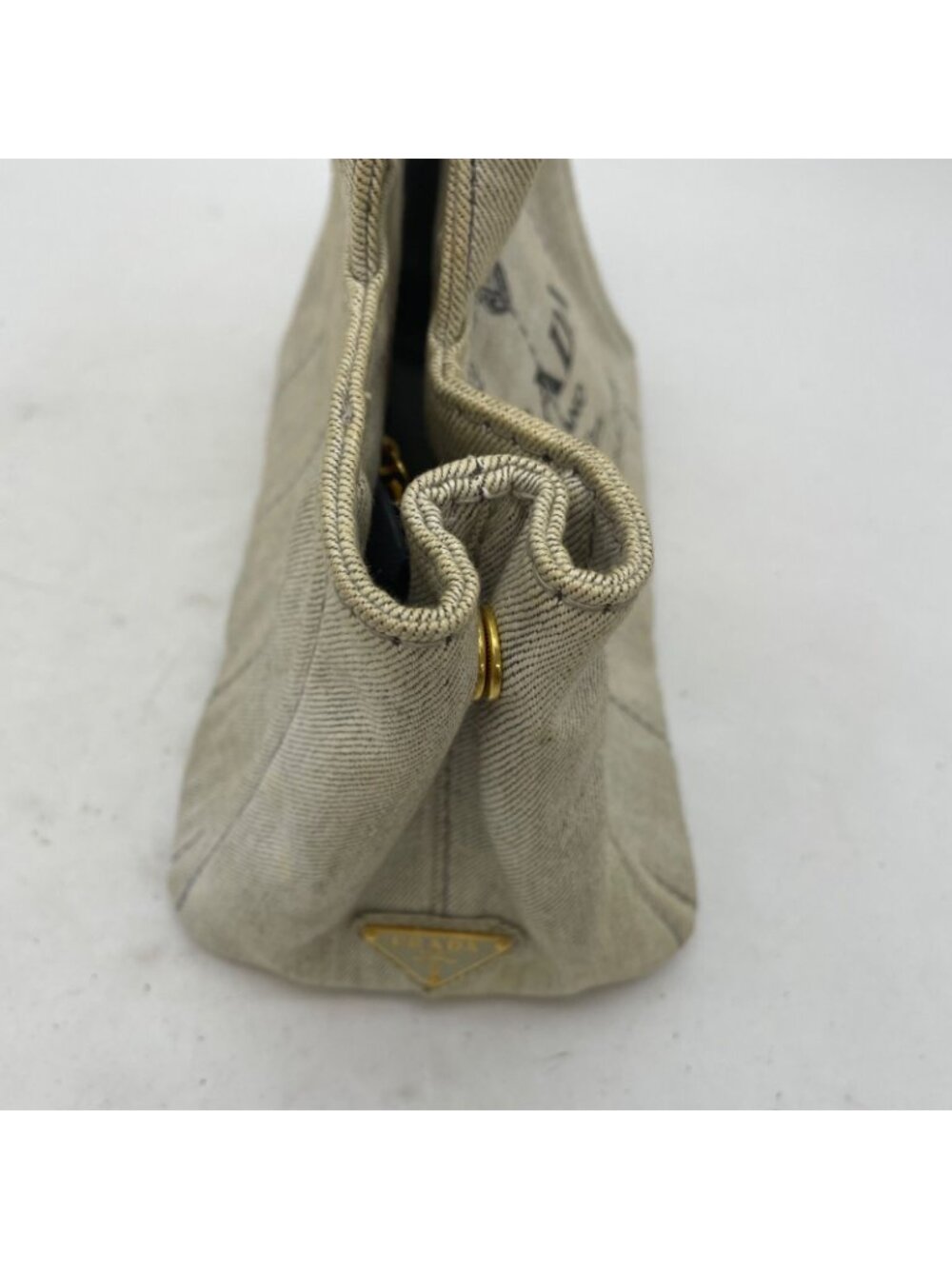 Prada Tote Canapa Canvas Travel - Picture 5 of 15